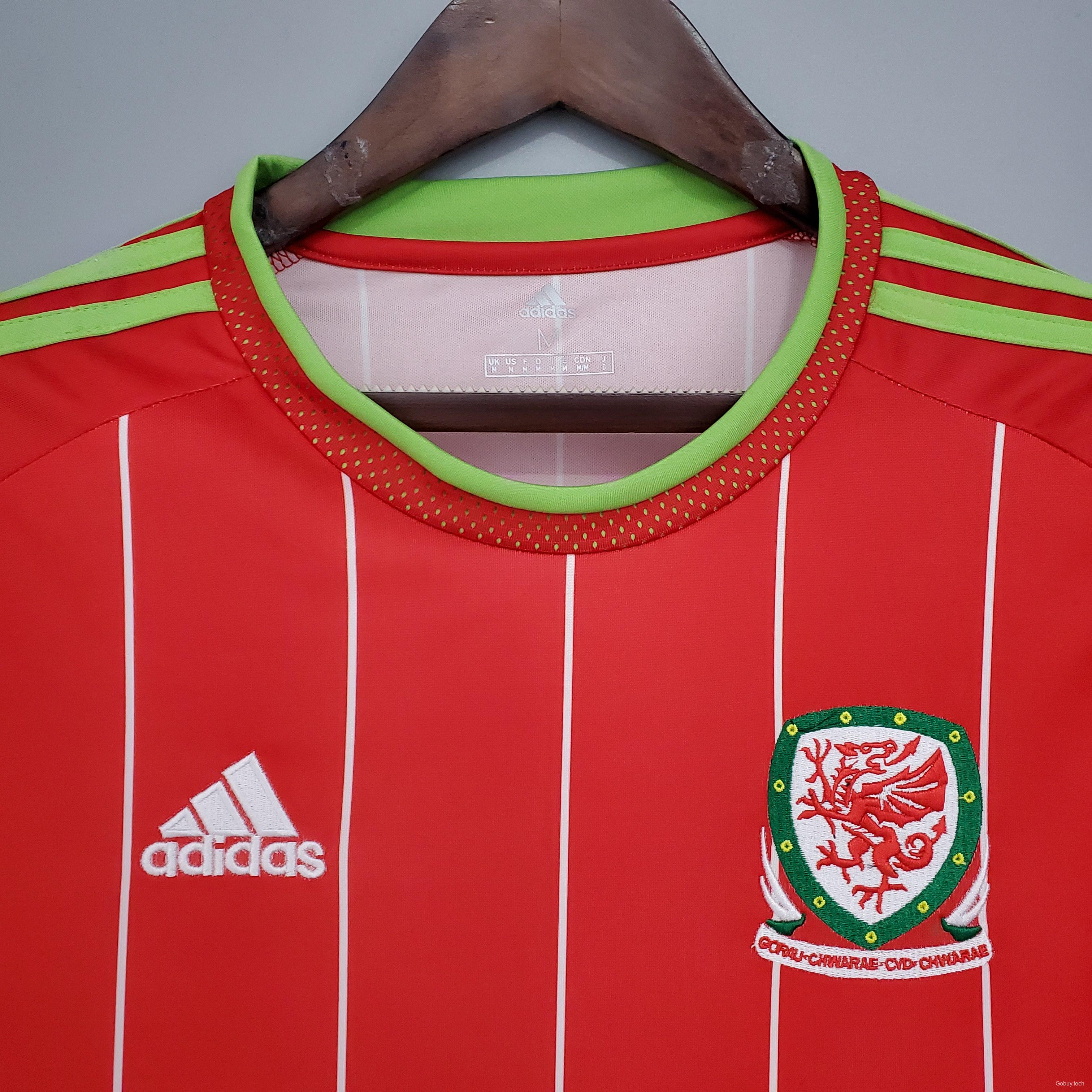 Retro Wales 15/16 home Soccer Jersey