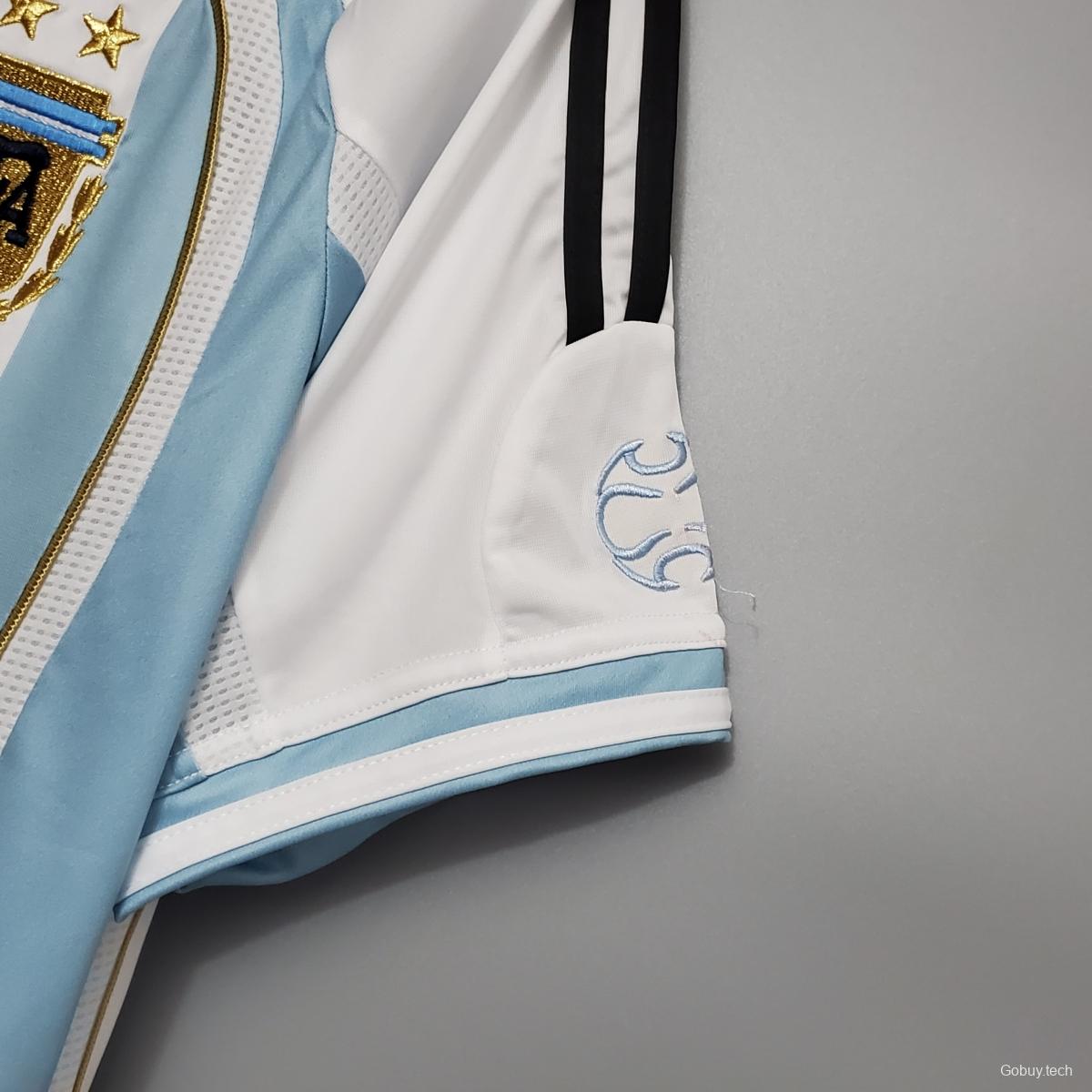 Retro 2006 Argentina home Soccer Jersey