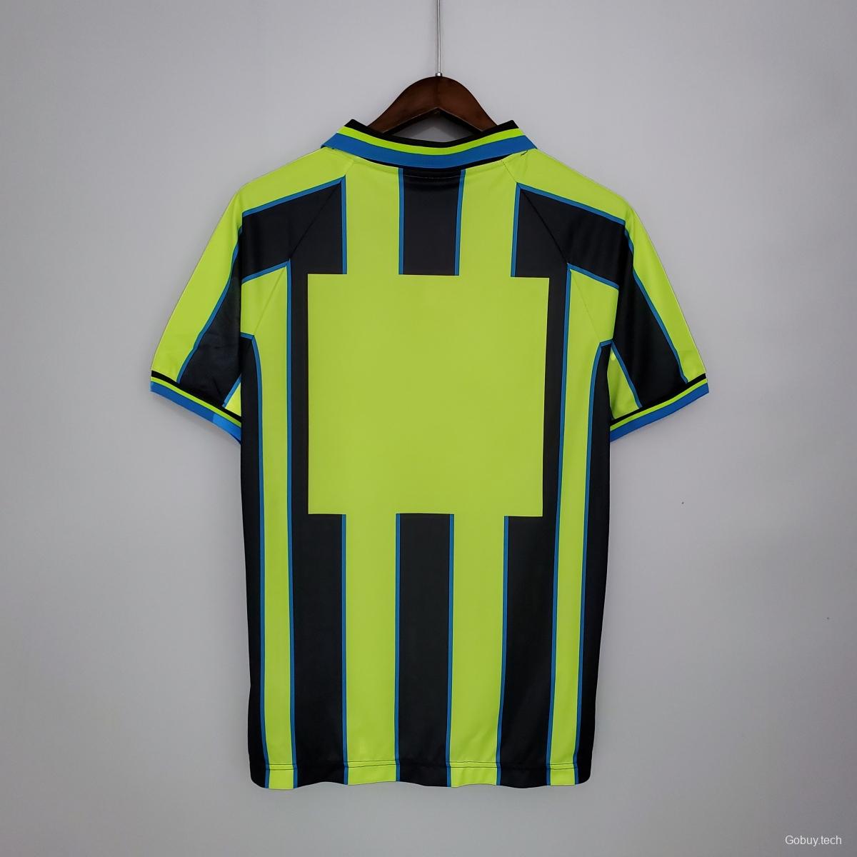 Retro Manchester City 98/99 away Soccer Jersey