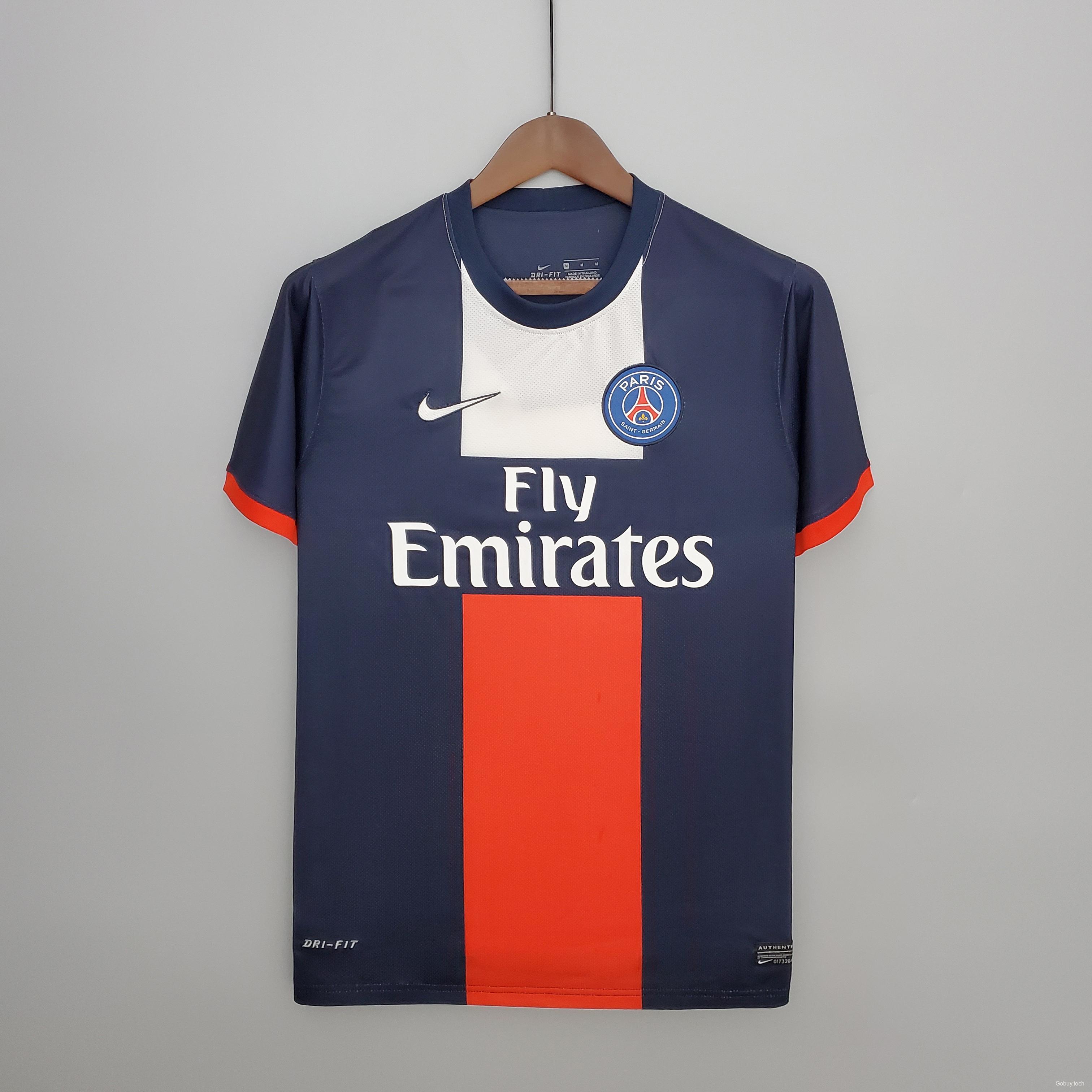 Retro 13/14 PSG Home Soccer Jersey