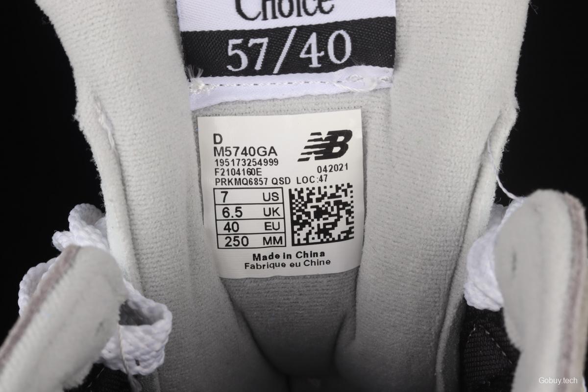 New Balance NB5740 series retro leisure jogging shoes M5740GA