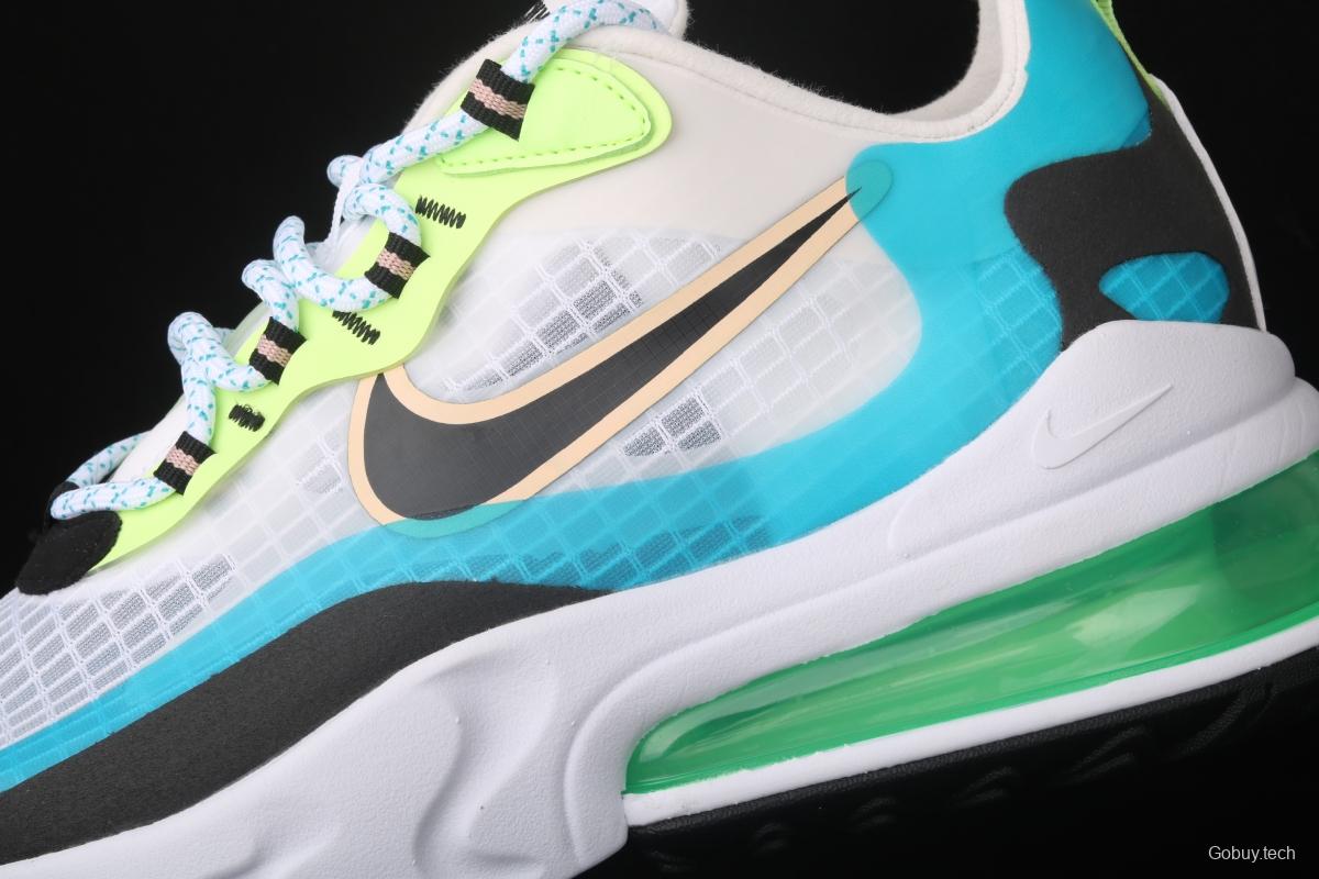 NIKE Air Max 270React new high-frequency mesh hollowing out function half-palm air cushion running shoes CT1265-300