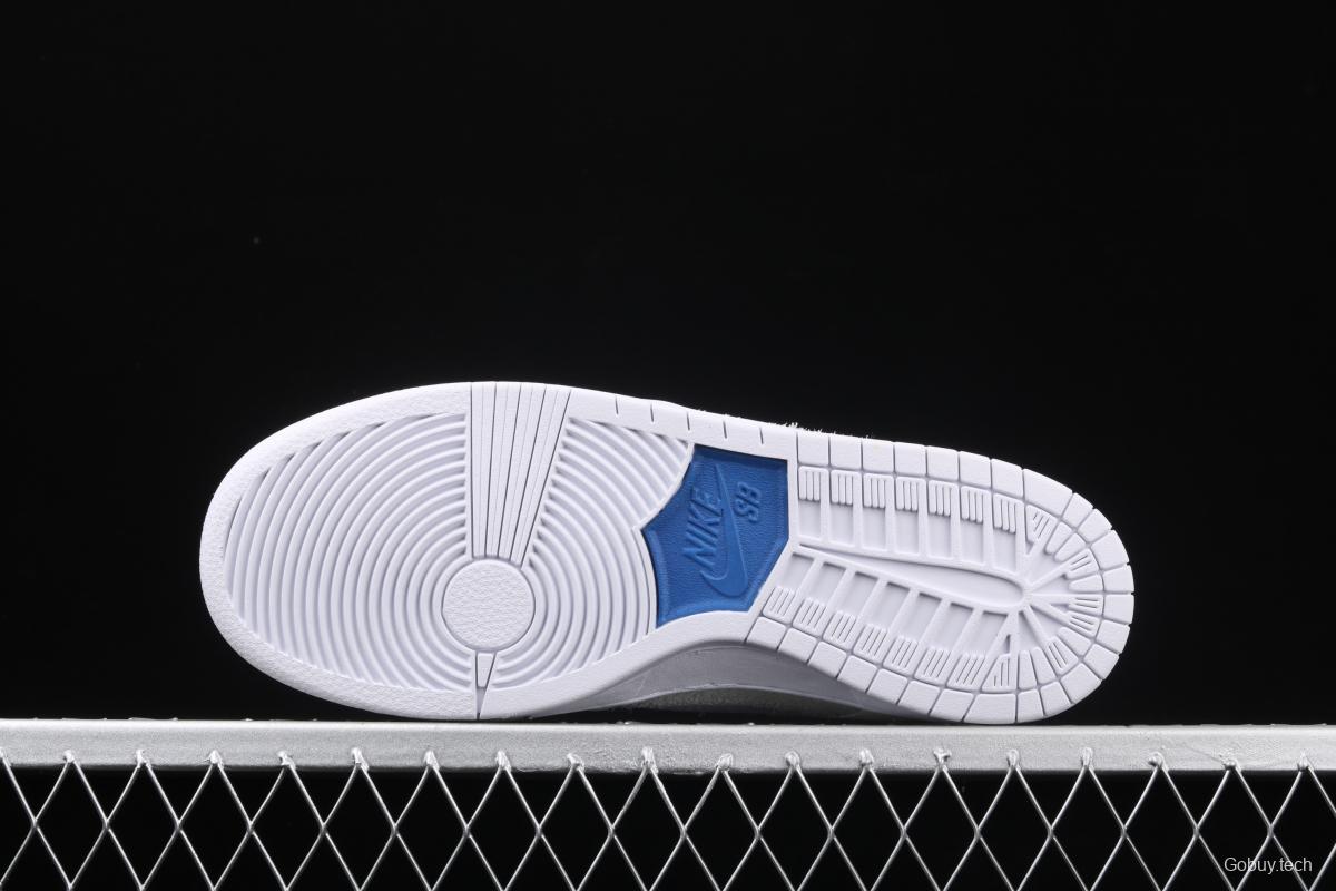 NIKE SB Zoom DUNK Low Pro QS joint name rice white double hook low-top skateboard shoes AL9613-161