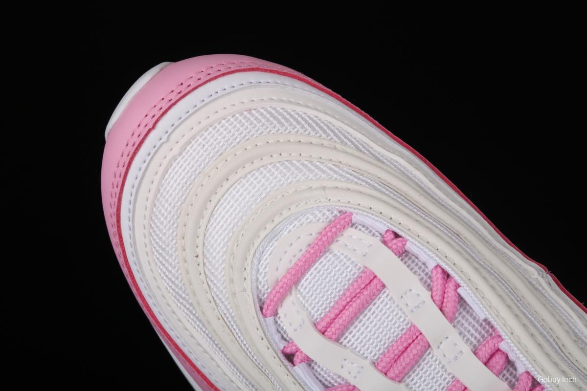 NIKE Air Max 97 ESS white pink bullet air cushion running shoes BV1982-100