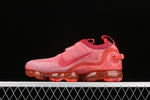 NIKE Air Vapormax 2020 Flyknit fly-woven fast lace full-palm air cushion jogging shoes CT1823-600