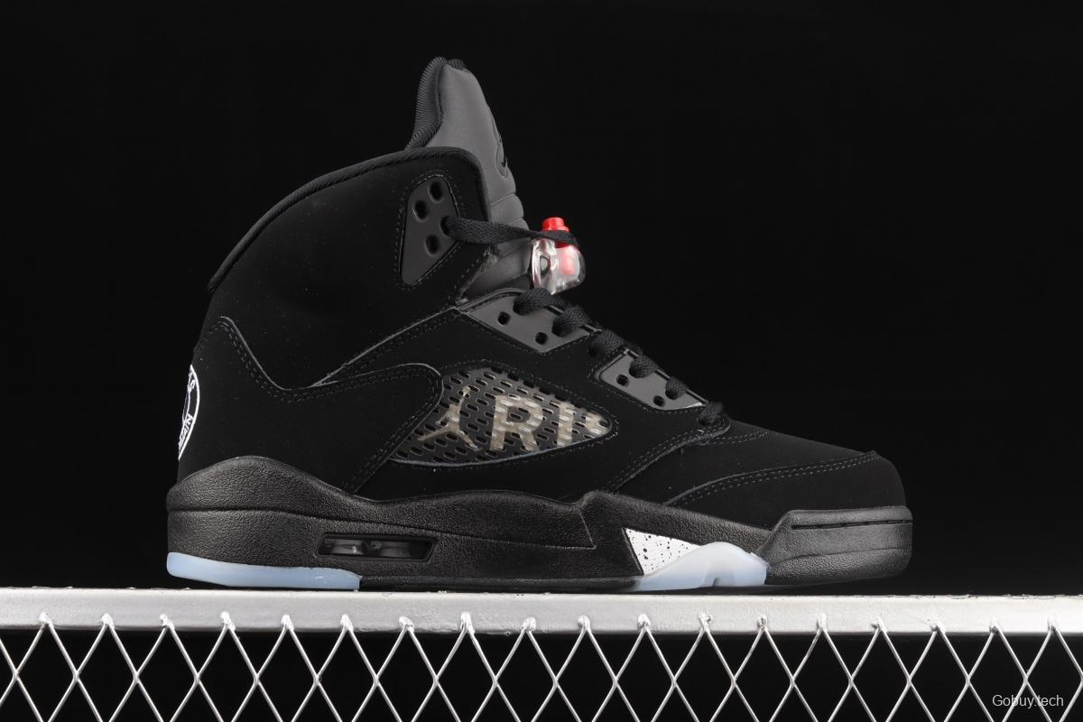 Air Jordan 5 OG Black Metallic Black Silver AV9175-001