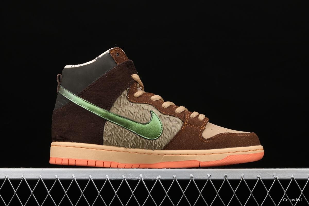 Concepts x NIKE SB DUNK High Mallard (wild duck) dunk series retro high top leisure sports skateboard shoes DC6887-200