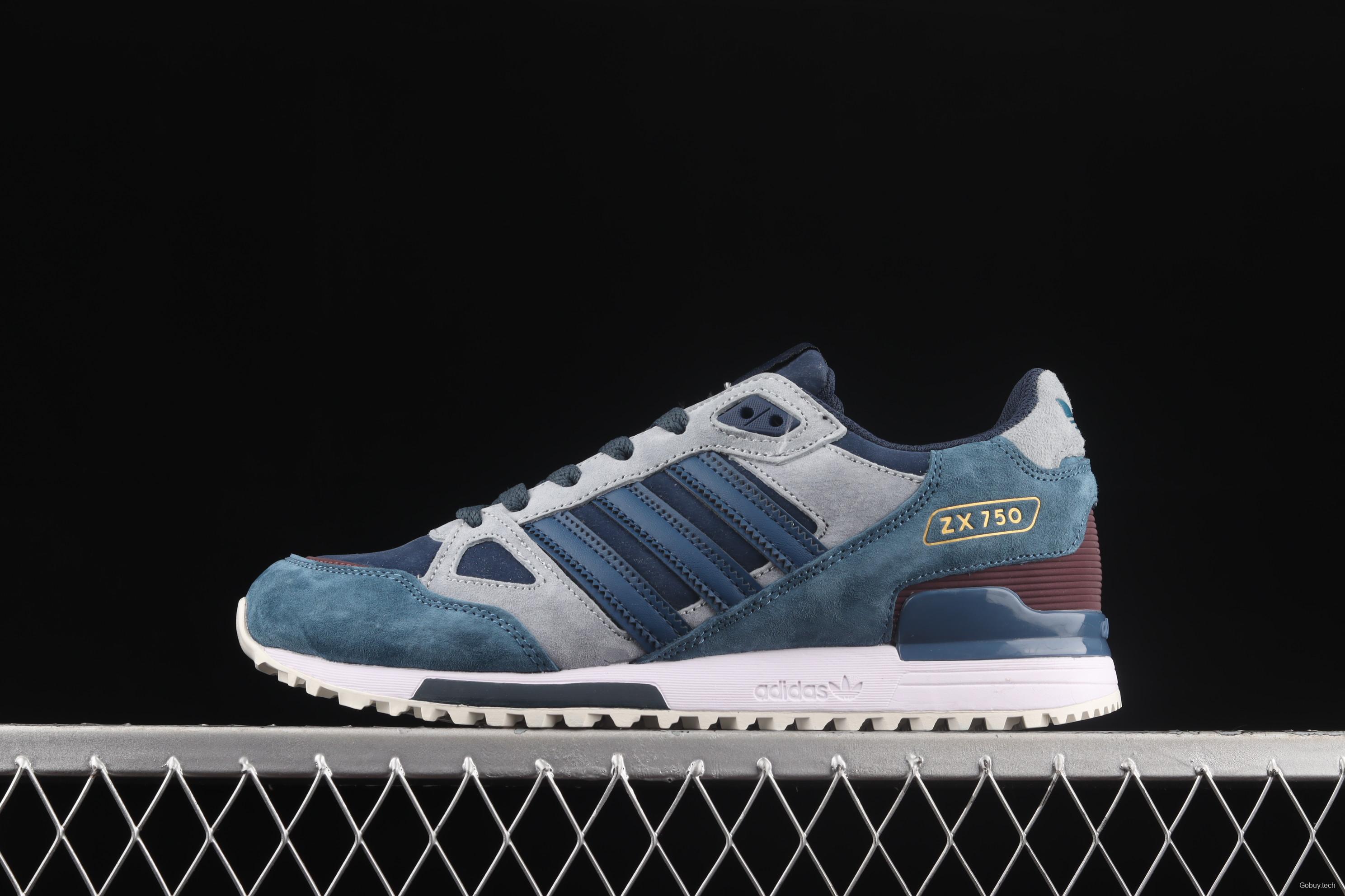 Adidas Original ZX 750Q34281 retro casual running shoes