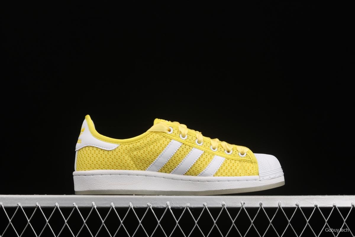 Adidas Originals Superstar S82581 shell head woven breathable leisure board shoes