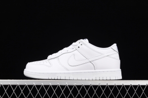 NIKE SB DUNK Low Prm pure white color SB buckle rebound fashion leisure board shoes DD1503-109