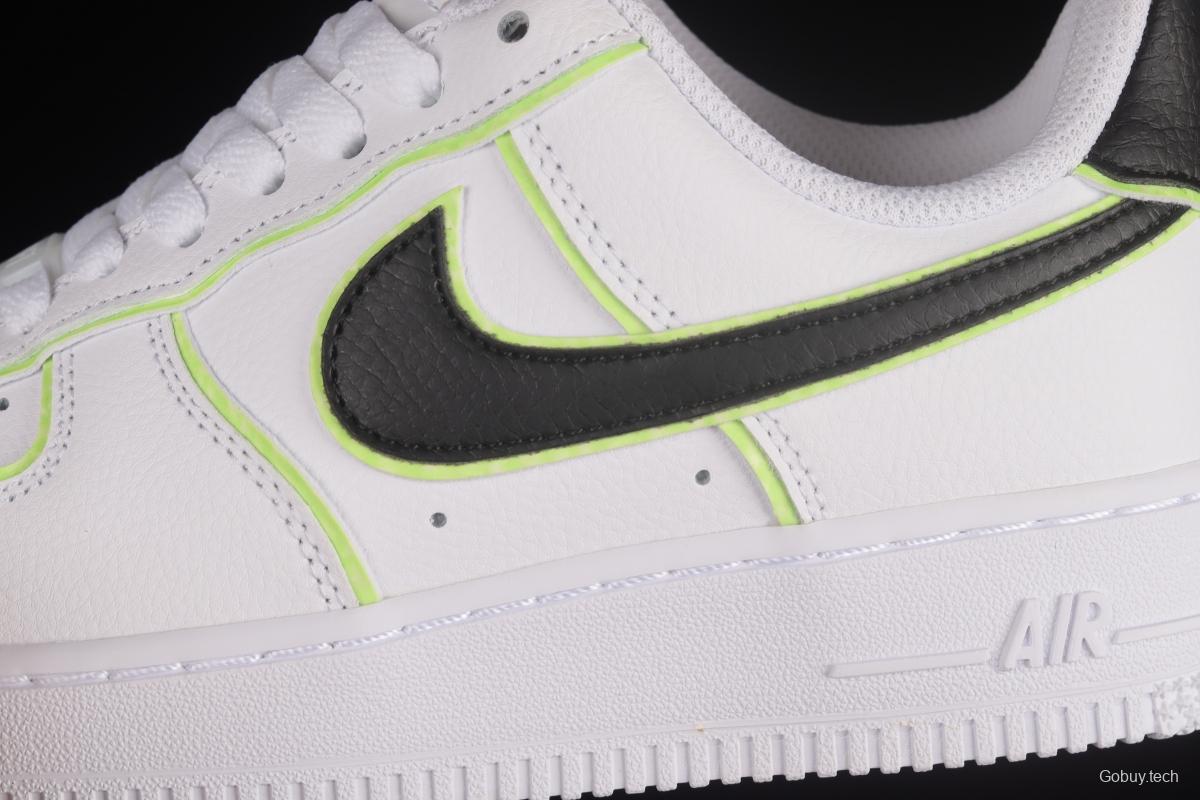 NIKE Air Force 1'07 Low Black and White Luminous Low Casual Sneakers CW2288-304