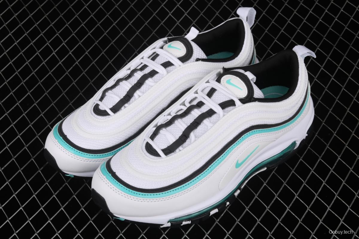 NIKE Air Max 97 White and green bullet air cushion running shoes CZ3574-130