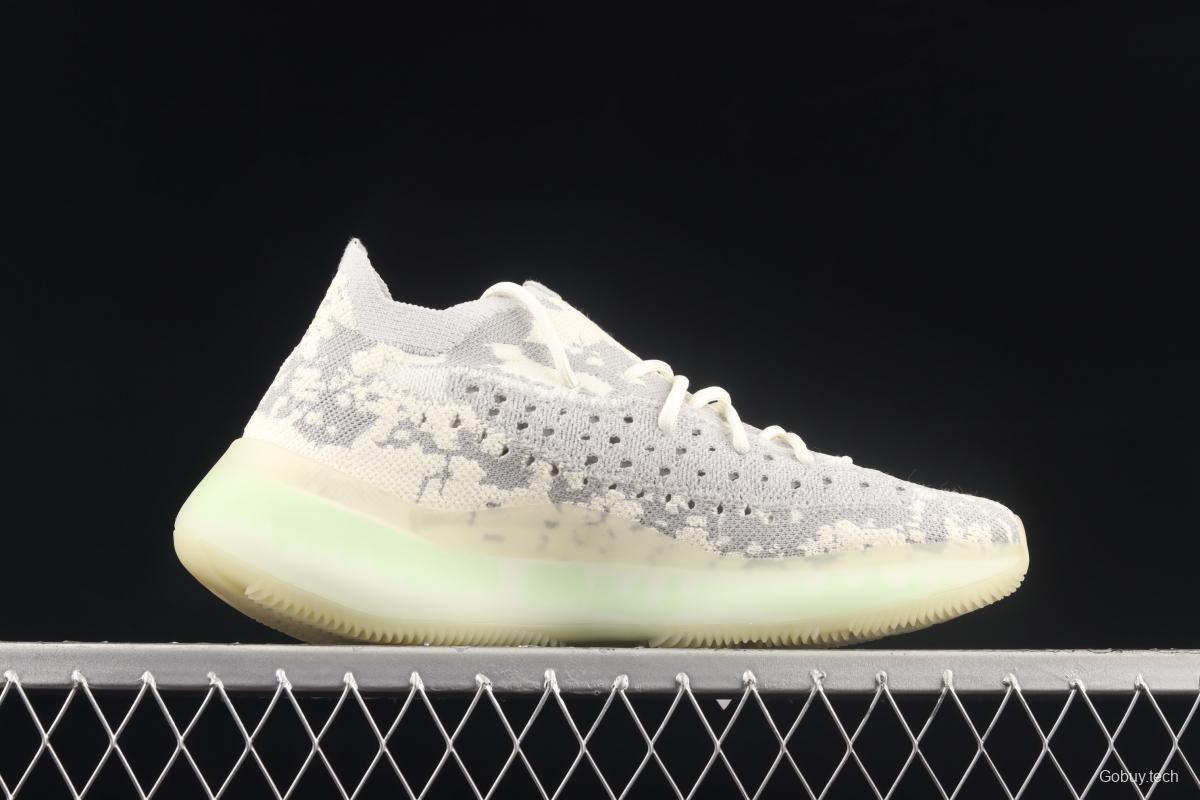 Adidas Yeezy Boost 380V3 FV3260 Kanye jointly limited coconut 380luminous third-generation running shoes