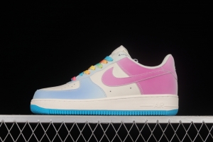 NIKE Air Force 1'07 Low Thermal Sensing Rainbow Low Casual Sneakers DD3396-131