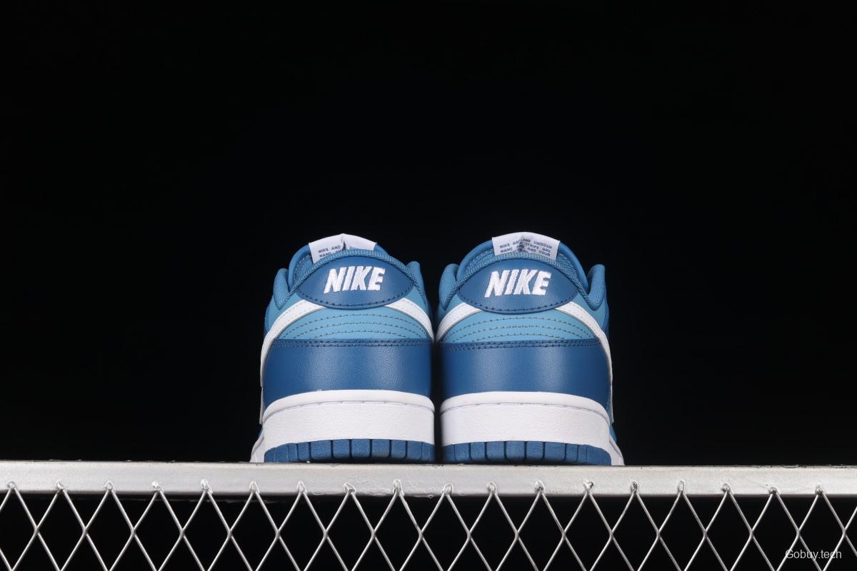 NIKE SB DUNK Low Dark Marina Blue sea blue color SB buckle rebound fashion leisure board shoes DJ6188-400