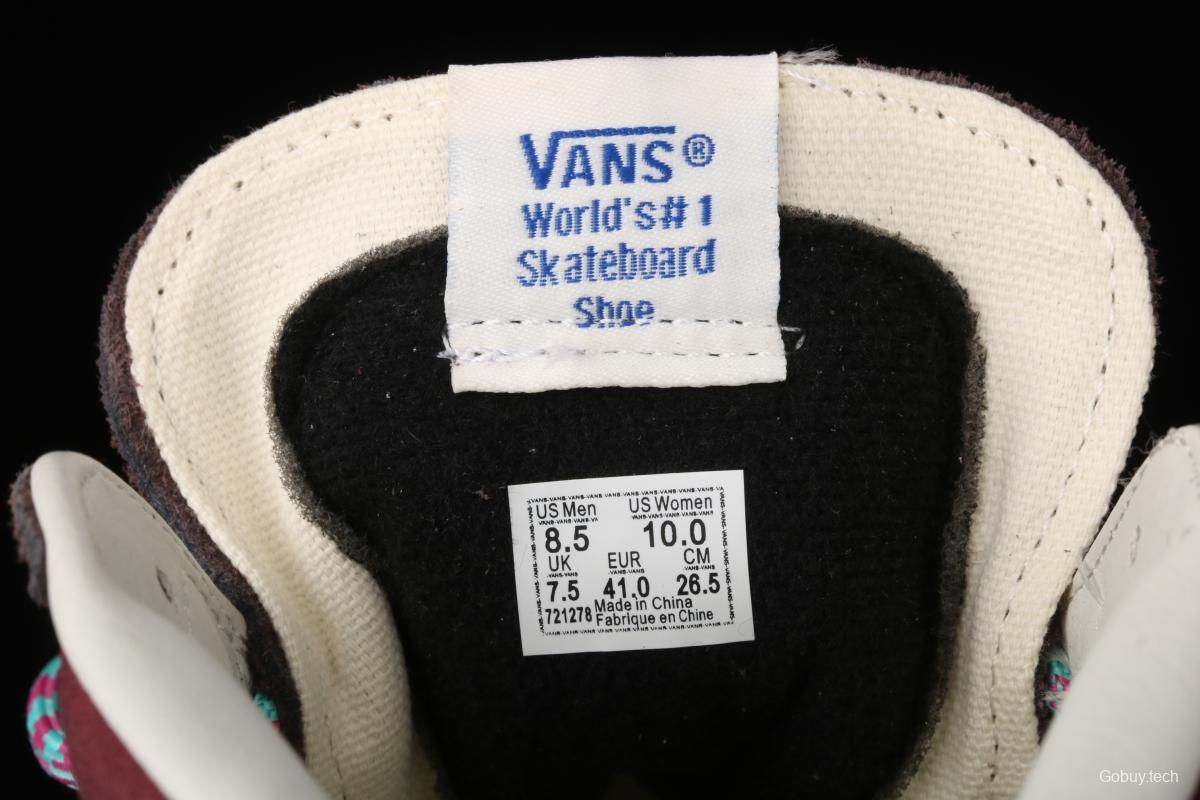 Vans Vault OG SK8-Hi Lx Vansky top casual board shoes VN0A4BVBTIX