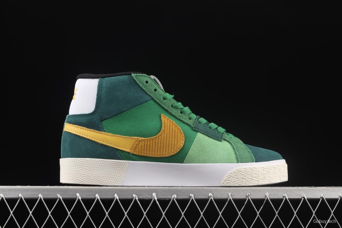 NIKE SB Zoom Blazer Mid PRM splicing broken hook leisure Zhongbang board shoes DA8854-300