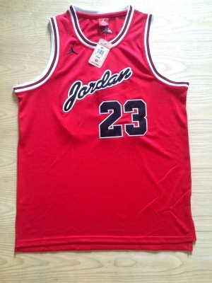 Men's Michael Jordan Red Retro Classic Team Jersey