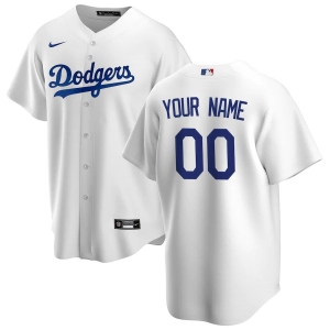 Youth White 2020 Home Custom Team Jersey