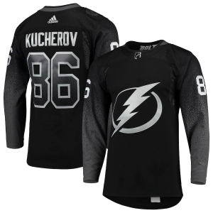 Men's Nikita Kucherov Black Alternate Player Team Jersey