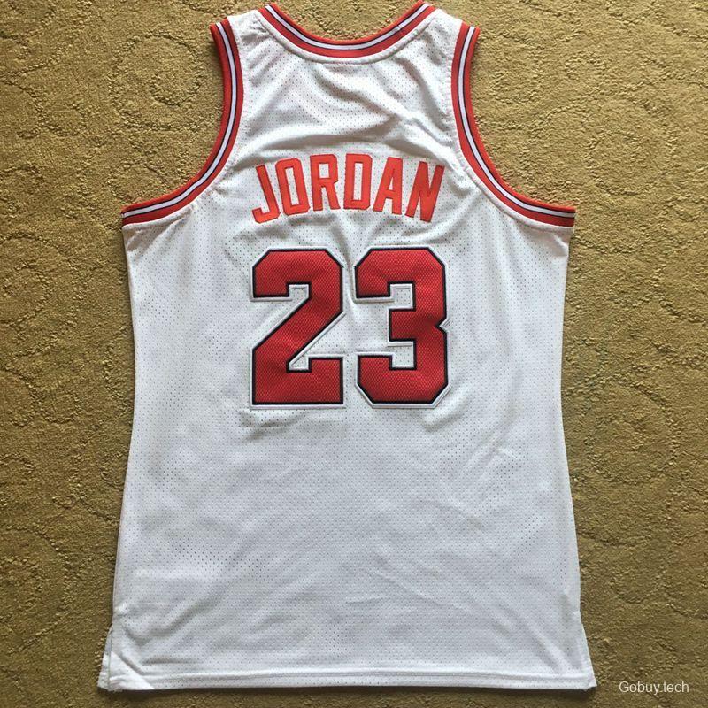 Men's Michael Jordan White Retro Classic Team Jersey