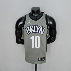 75th Anniversary Simmons #10 Brooklyn Nets City Edition Gray NBA Jersey