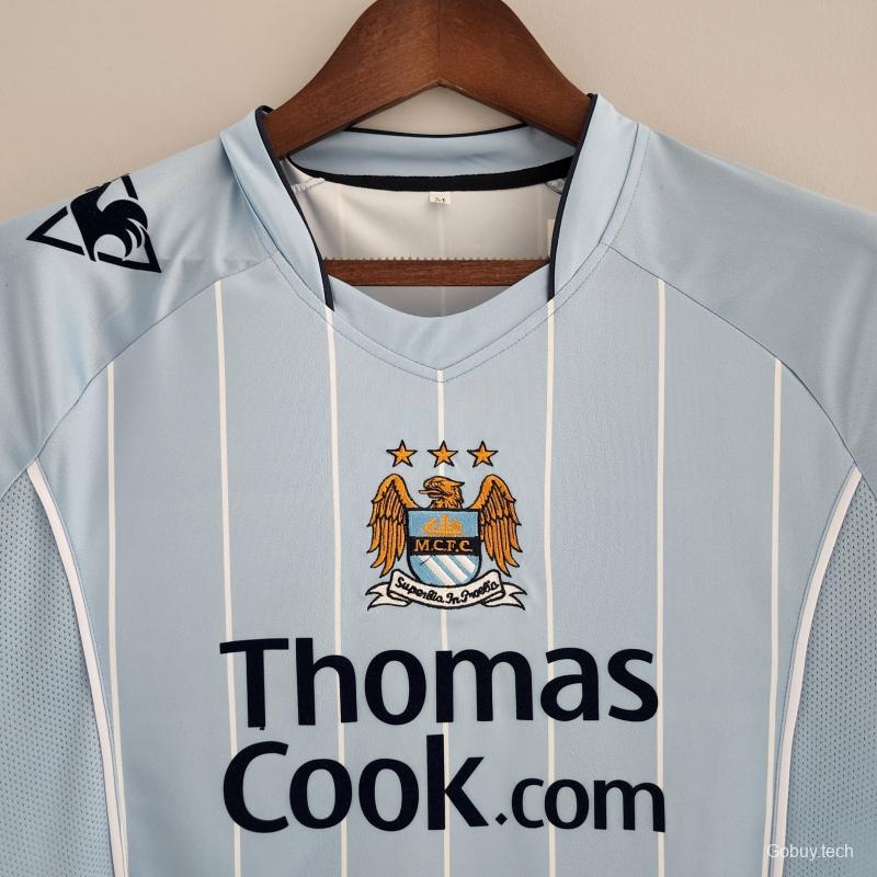 Retro 08/09 Manchester City Home Soccer Jersey