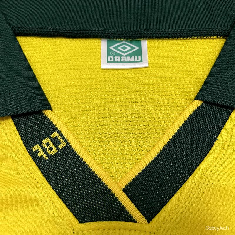 Retro 1994 Brazil Home Soccer Jersey