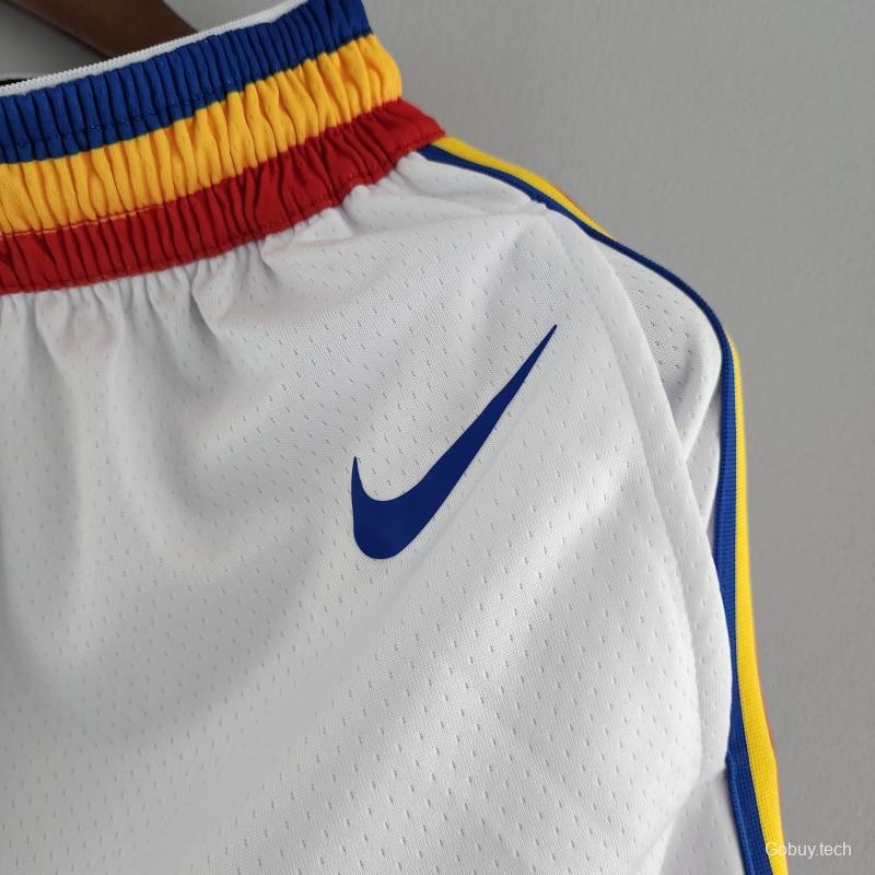 Golden State Warriors NBA Shorts White