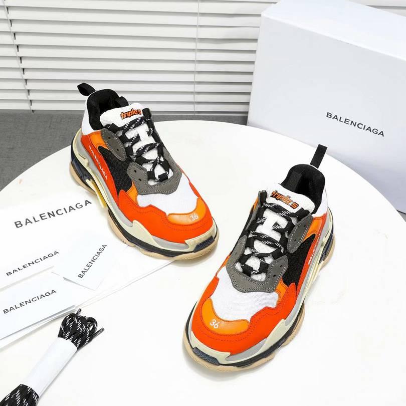 Men/Women Balenciaga Triple S Sneaker Red/White