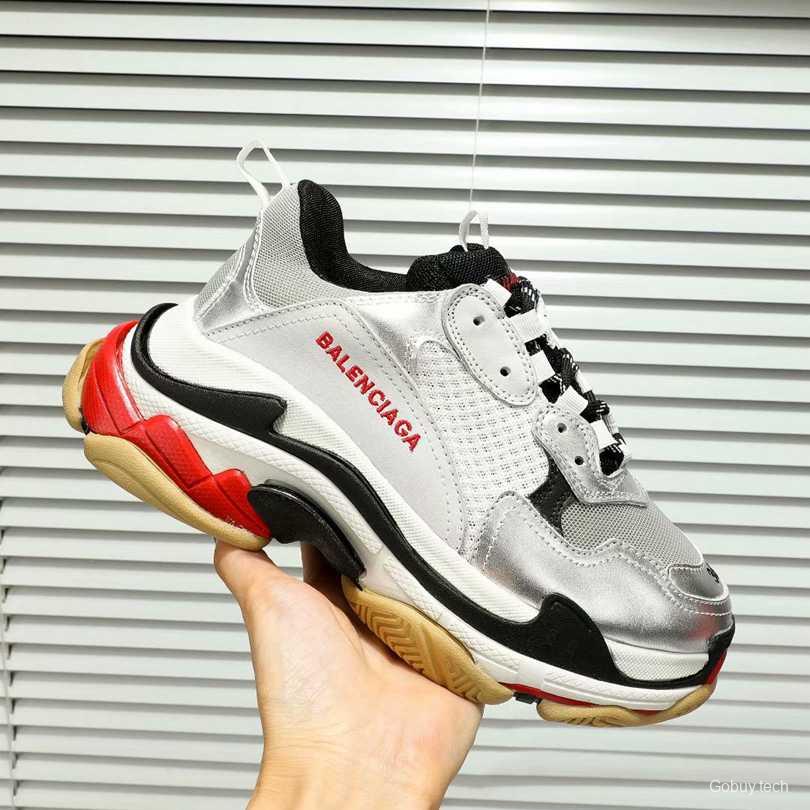 Men/Women Balenciaga Triple-S Sneaker Multi-Color Grey/Black Item 6380340