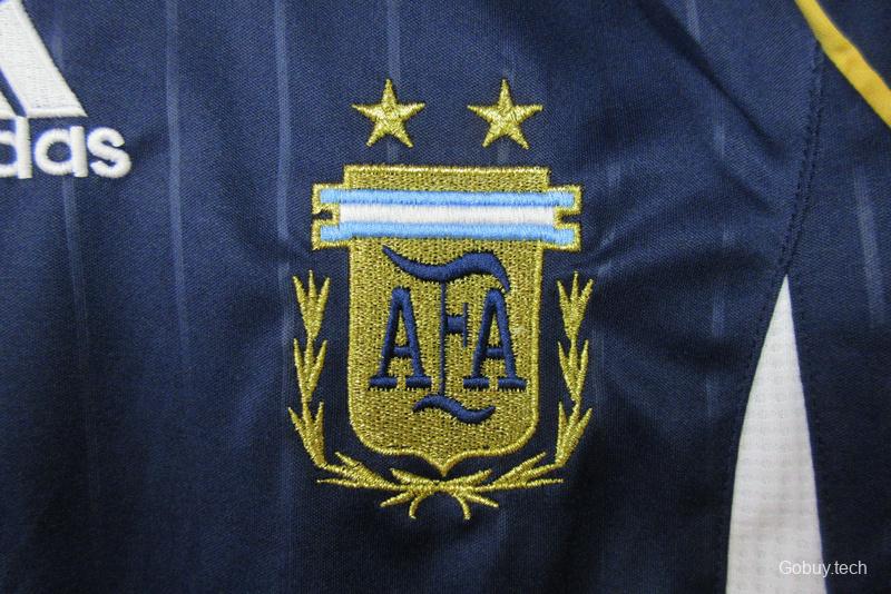 Retro 2006 Argentina Away Blue Jersey