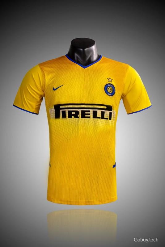 Retro 02/03 Inter Milan Third Yellow Jersey