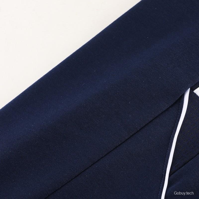 2023 Adidas Navy Hoodie Full Zipper Jacket +Pants