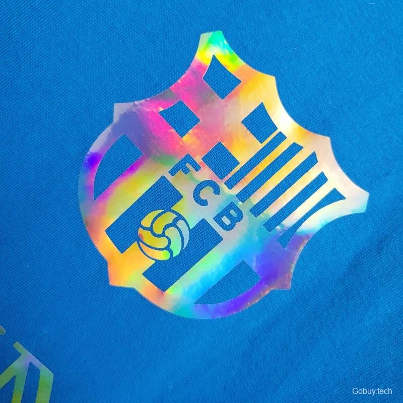 24/25 Barcelona x Balmain  Blue Training Jersey