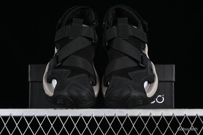 ECCO Offroad Series 2024 Summer Men's Casual Sandals with Soft Leather Upper and Mesh Panels - 63131501001