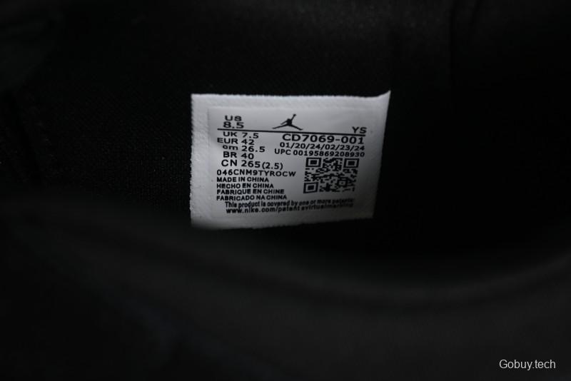 Nike Air Jordan Legacy AJ312 Low Top Sneakers with Velcro Strap Triple Fusion Design - CD7069-001