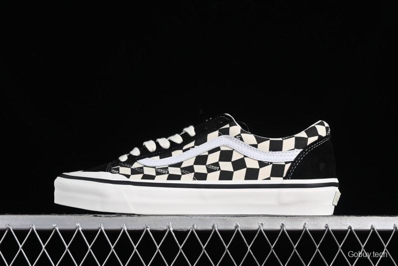 Vans Old Skool Reissue 136 High-End Series Canvas Sneakers with Toe Cap Design - VN000MT6BPQ