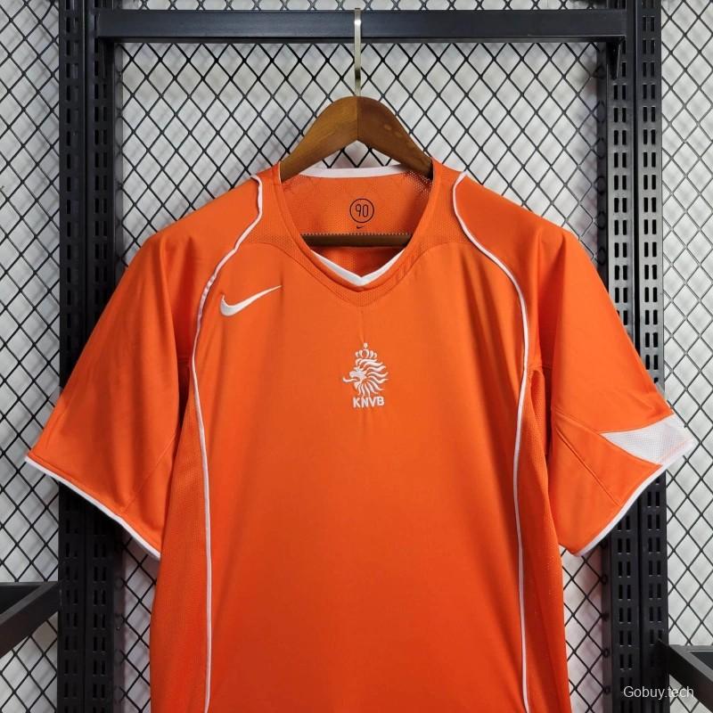 Retro 2004 Netherlands Home Jersey