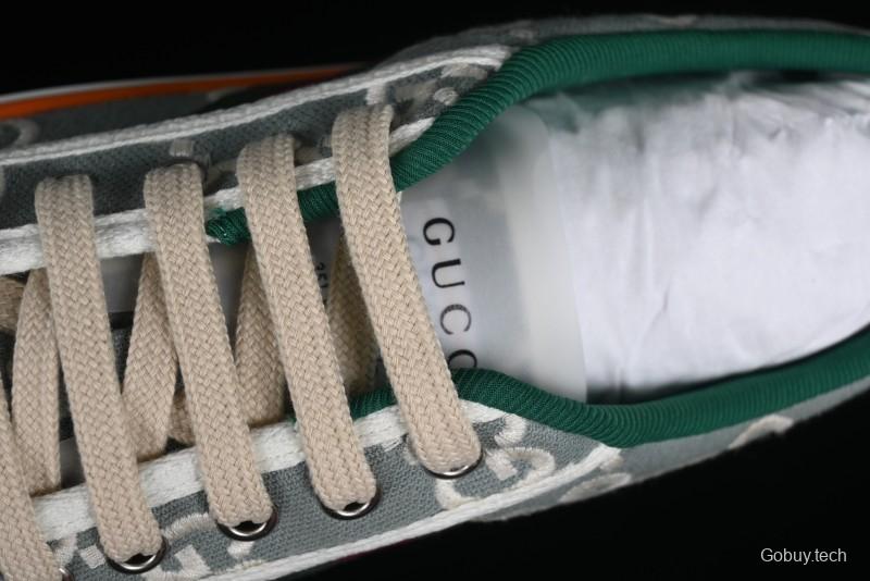 Gucci Tennis 1977 Print Sneaker Retro Casual Canvas Shoes - 02JPO9064