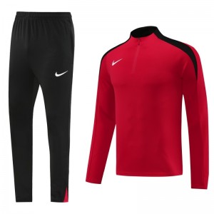 24/25 Nike Red Half Zipper Jacket+Long Pants