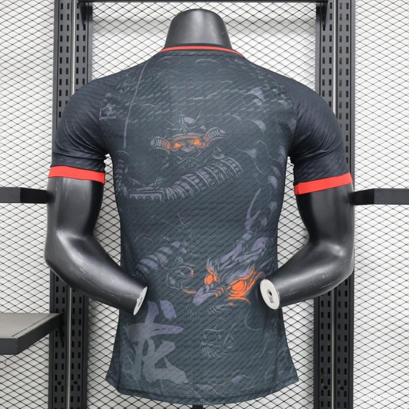 Player Version 2024 Japan Black Dragon With Glared Eye Concept Jersey