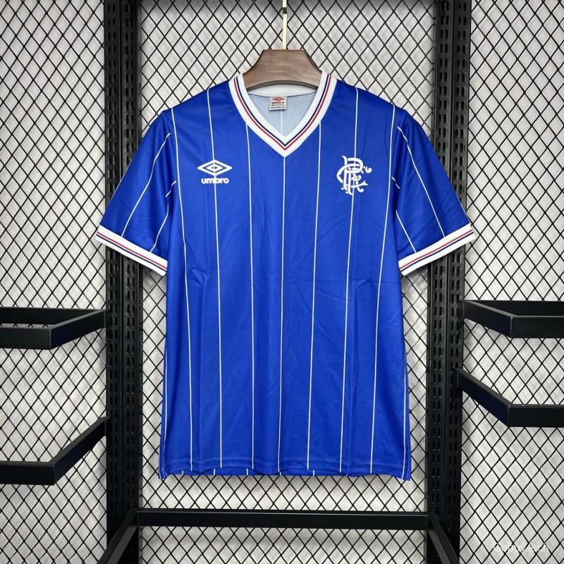 Retro 82/84 Glasgow Rangers Home Jersey