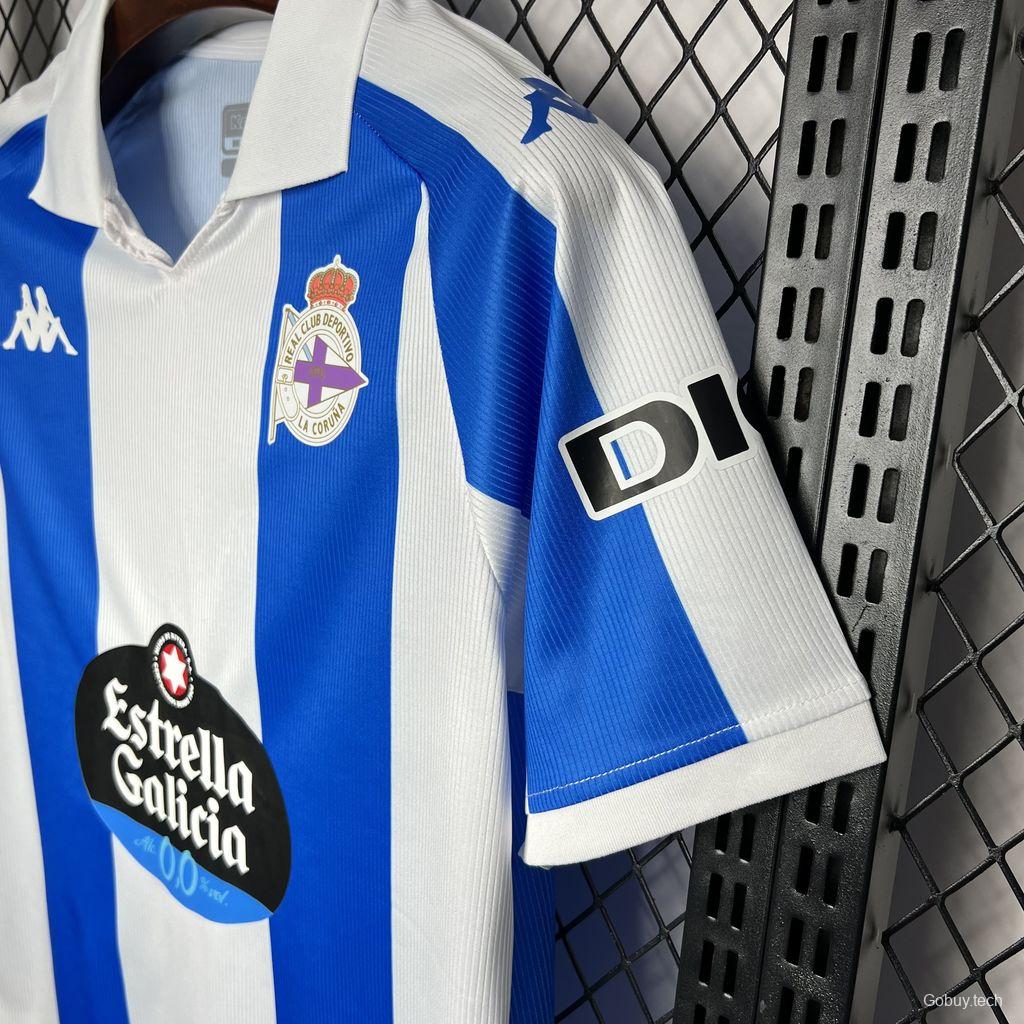 24/25 Deportivo De La Coruna Home Jersey
