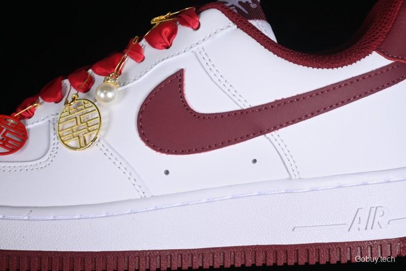 Nike Air Force 1 '07 Low Casual Sneakers with Full-Length Air Cushion - FV5948-105