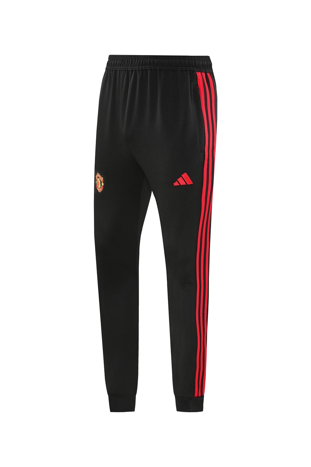 24/25 Manchester United Black Full Zipper Jacket +Long Pants