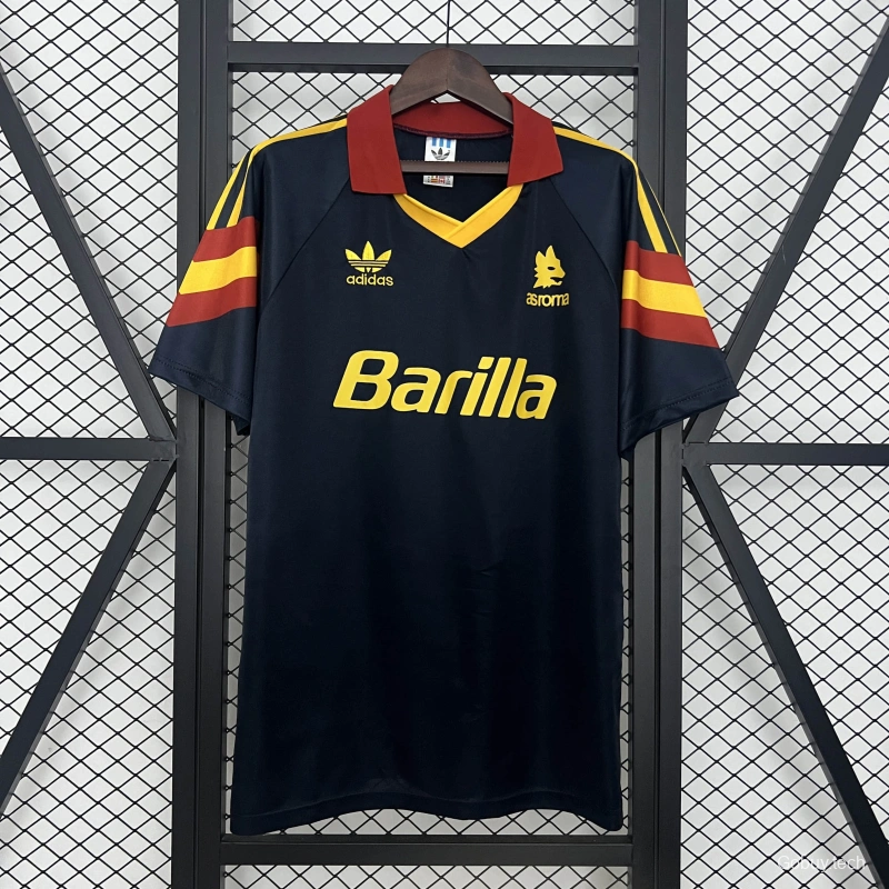 91/92 Retro Roma Away Jersey