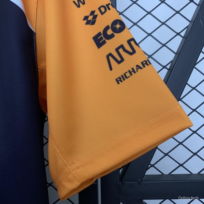 2025 F1 Formula Orange/Navy Mclaren Jersey
