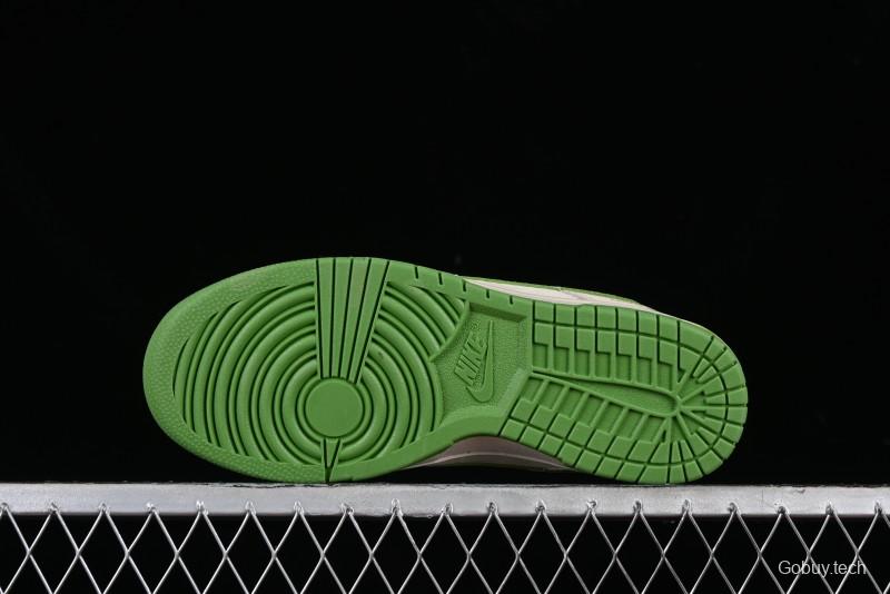 Nike SB Dunk Low LV Collaboration - Emerald City Anniversary High-End Custom Low-Top Casual Skate Shoes - XB3802-345