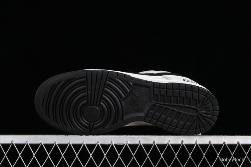 Nike SB Dunk Low UN Collaboration - Beige Black Swoosh Anniversary High-End Custom Low-Top Casual Skate Shoes - FC1688-139